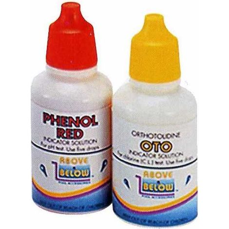 Prueba de cloro + pH líquido para reemplazo de agua