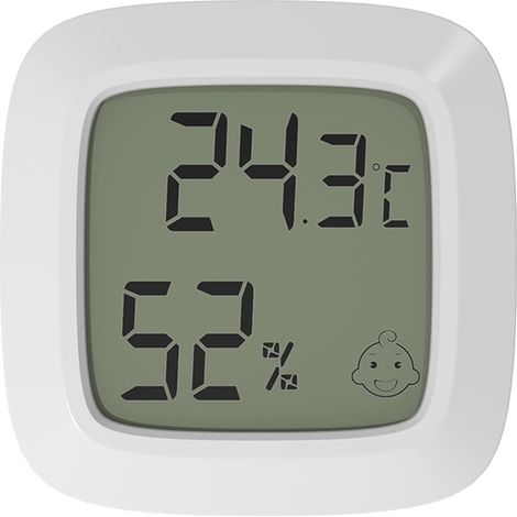 Digital Thermometer Hygrometer with 3 Installation Methods (1/4)
