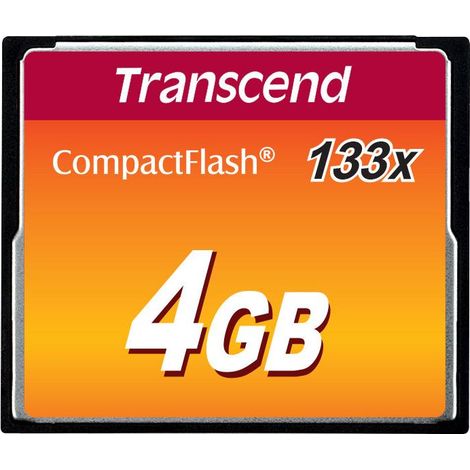 Transcend TS4GCF133 memoria flash 4 GB CompactFlash MLC