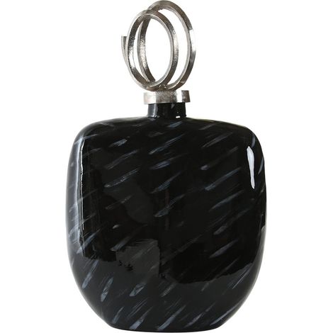 Aluminiumglasvase 28x14x48 Silberdeckel Aluminiumglasmaterial Mehrfarbvase -Vase -Vase -Details (1/4)