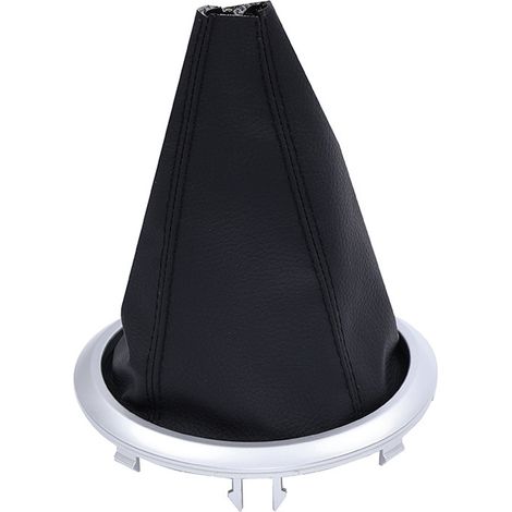 1 Funda para palanca de cambios, cubierta antipolvo negra, plástico y cuero sintético, protección contra el polvo, para Suzuki 2005-2010 (1/5)