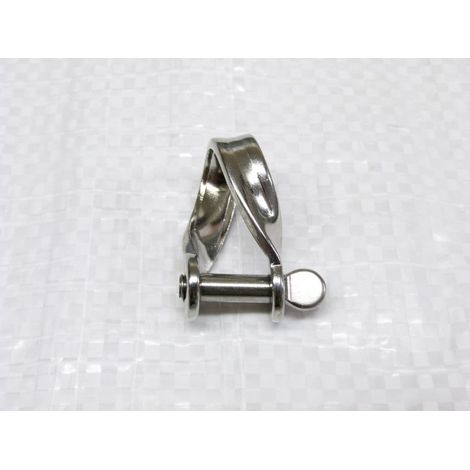 Stainless Steel Strip Twisted Shackle 5MM (Marine Rope Rigging Dee) (1/2)