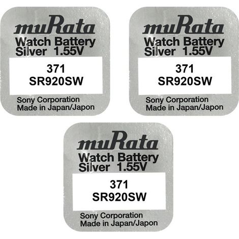 .3 Murata-Sony 371 SR920SW Watch 1,55V.