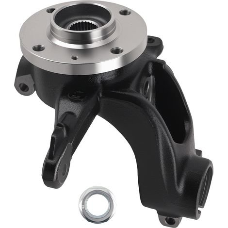 Maxpeedingrods – Fusée d'essieu avant gauche pour Peugeot 207 WA WC 1.4L 1.6L 2006-2015 – Avec roulement de roue – Remplacement direct – Numéro OE 364674
