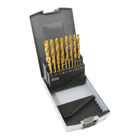 Coffret de forets SAM Titane 1mm à 12mm, 19 pièces ( Prix pour 1 )