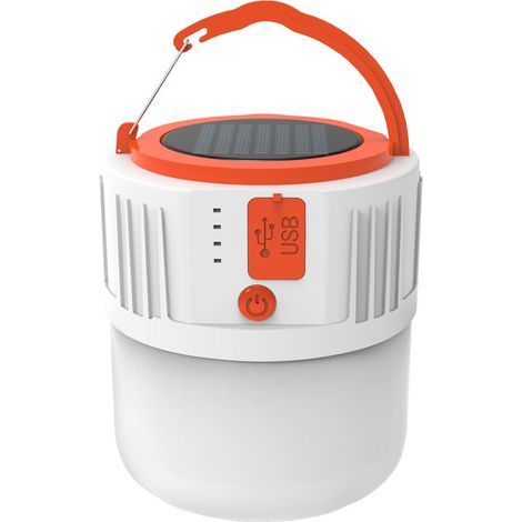 lampes solaires de camping dirigéLampes de campingRechargeable. blancvingt-quatreLampe solaire [avec fonction de batterie externe intégrée] (1/5)