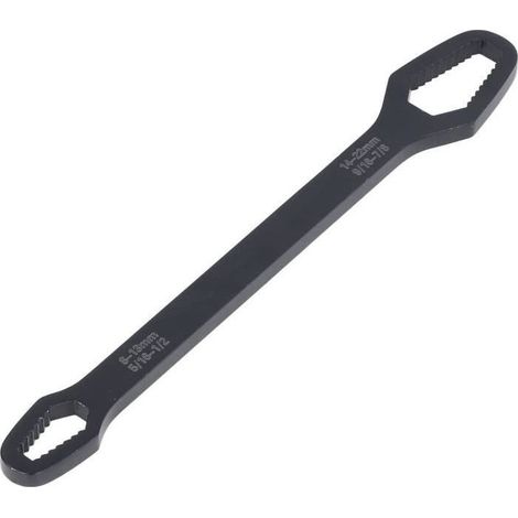 Clé à Molette Acier au Chrome Vanadium C45 8‑22 Mm Outil Manuel Multifonctionnel Universel à Double Extrémité pour Réparation[O1145] (1/4)
