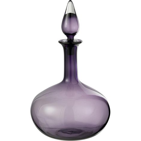 Vase Bouchon en Verre "Herschel" 33cm Mauve (1/2)