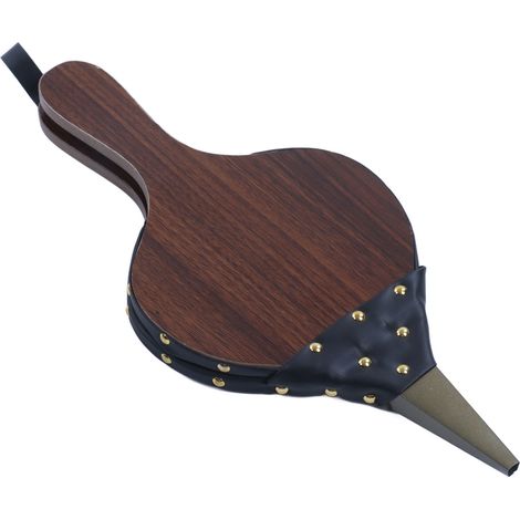 Manueller Blasebalg aus Holz für Kamine im Freien, ideales Geschenk für Grillabende und Barbecues im Freien. (1/5)