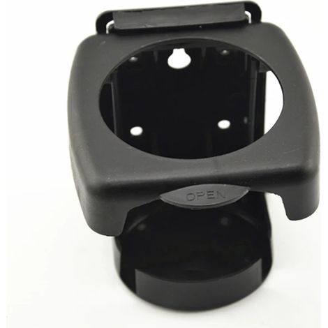 Portavasos plegable para coche, rejillas de ventilación, portabebidas, inserto, portabotellas, accesorios para coche, negro 1 (1/5)