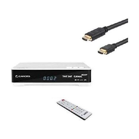 CAHORS Récepteur satellite HD + CABLE HDMI - TEOX HD ME
