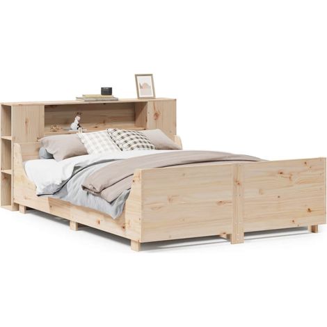 Maison Exclusive - Letto senza Materasso 135x190 cm in Legno Massello di Pino