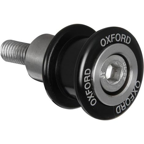 Galets de roulement Oxford Spinners Premium (glissières) vissés sur le bras oscillant M10x1,25 avec roulement noir