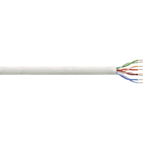 LogiLink CPV0020 Netzwerkkabel CAT 5e U/UTP 4 x 2 x 0.205 mm² Grau 305 m