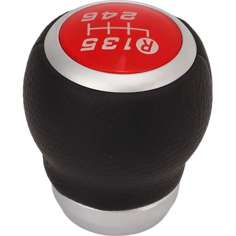Pommeau de levier de vitesses automatique à 6 rapports pour Subaru (rouge) (1/5)
