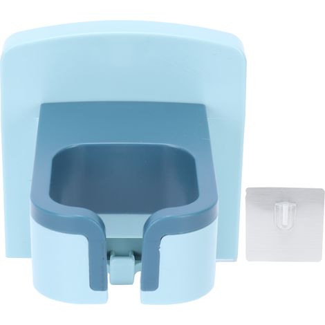 Étagère de salle de bain sans perçage avec boucle adhésive pour sèche-cheveux, pour toilettes et salle de bain à domicile