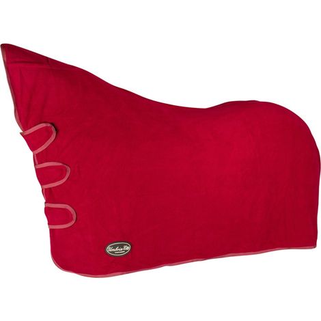 105 cm, Nero: Coperta in pile anti-peeling a collo alto modello Yukon più  con chiusure anteriori a strappo