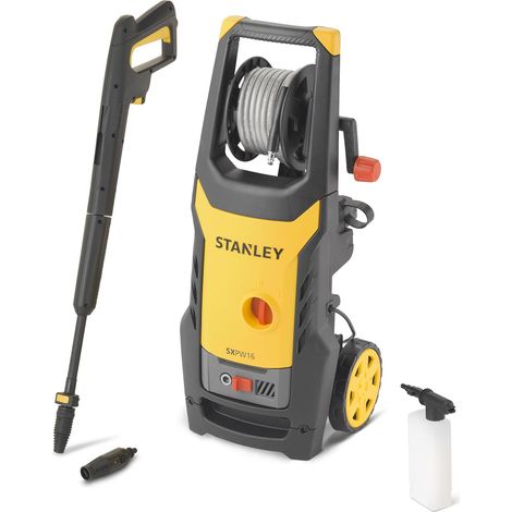 Stanley Hidrolimpiadora de Alta Presión SXPW16E, para Coches y Exteriores del Hogar (1600 W, 125 bar, 420 l/h)
