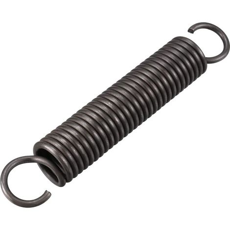 1 - Ressort De Traction - Ressort D'Extension - Acier Au Manganèse - Double Crochet Pour Portail Et Électroménager - Argent - 2,5mm X 18mm X 110mm (1/3)