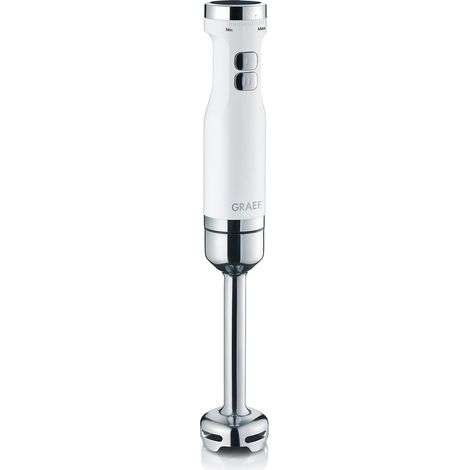 Mixeur plongeant HB501EU blanc, 800W, 4 lames inox, turbo, réglage continu, anti-éclaboussures, boîtier plastique, régulateur Clic-Clic (1/5)