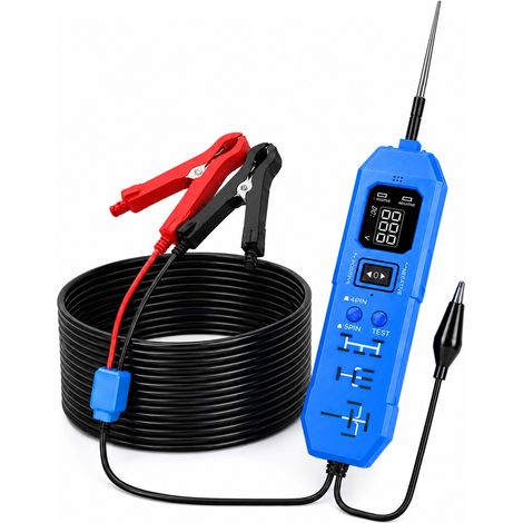 Testeur de circuits et relais automobiles DW833 2 en 1 : tension, polarité, continuité, court-circuit et fuite pour connecteurs 4 et 5 broches. Sonde de diagnostic des pannes électriques automobiles. (1/5)