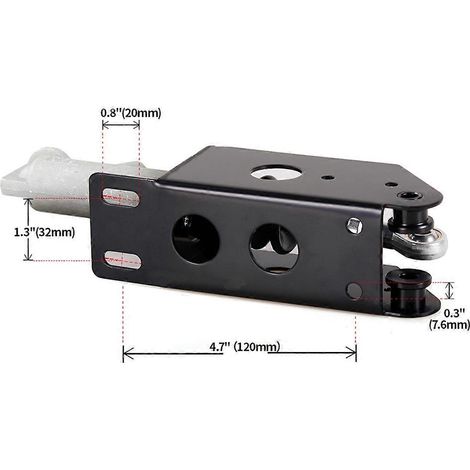 Universelle hydraulische Handbremse für Drifting und Motorsport, lang und vertikal, 63 cm (1/5)