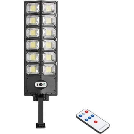 Lampe solaire d'extérieur avec détecteur de mouvement à distance, idéale pour les garages et jardins, lampe solaire LED d'extérieur