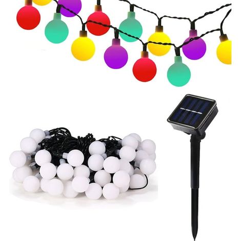 Guirlande LED - Cellule solaire - 20 LED (1/5)
