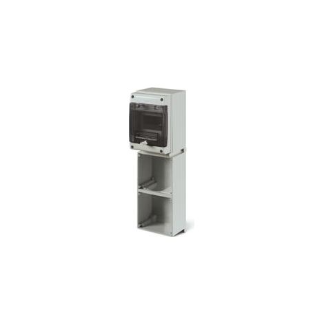 Supporto modulare parete 6 moduli ip66 136x472x146 mm omnia scame 572.0311
