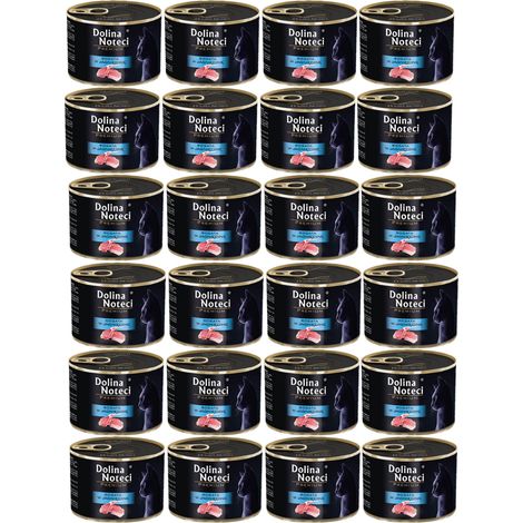 DOLINA NOTECI Premium riche en agneau - nourriture humide pour chat - 24x185g