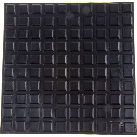 Butée adhésive Adhésif RS PRO Carré 12.7mm en PUR ( Prix pour Sachet de 100 ) (1/2)