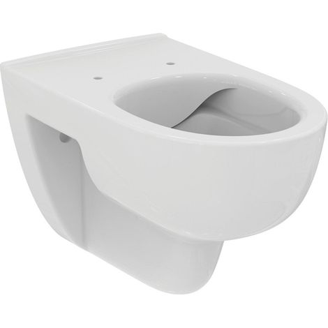WC suspendu surélevé i.life A sans rebord 360x610x385mm Blanc