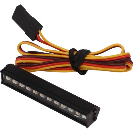 AXIAL SCX24 1/24 1/18 RC-Car Dachlichtleiste, 12 LEDs, Aluminiumlegierung, 5-20V DC Netzteil (1/5)
