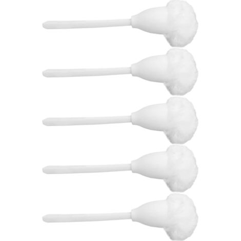 5 brosses WC, nylon/PP, blanc, pour cuvette et entretien WC (1/5)