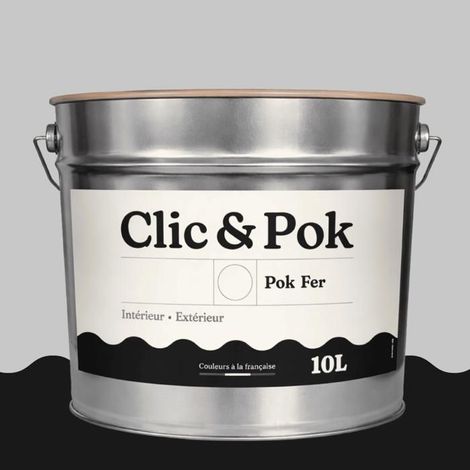 Peinture Fer Antirouille – Métal Extérieur Intérieur, Satinée, Protection Rouille - 10L - RAL 7047 - Telegris 4