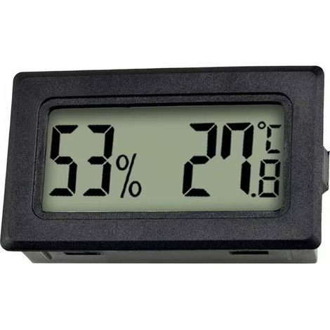 Mini thermomètre LCD numérique hygromètre testeur d'humidité de la température (5 pièces) (1/5)