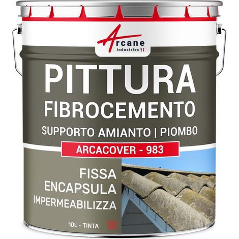 Vernice per amianto - 10 L Tegola - ARCANE INDUSTRIES