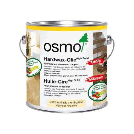 Huile-cire Antidérapante Incolore semi-mate Antidérapante 2.5L 3089