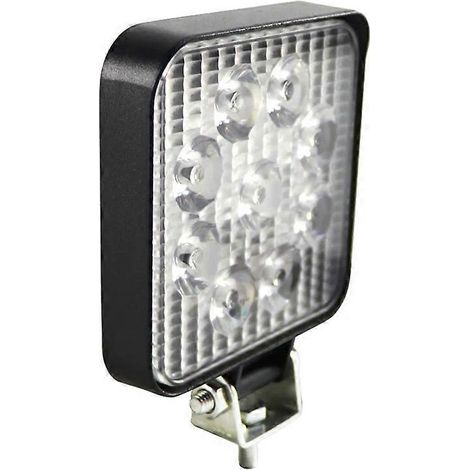 Mini barre LED tout-terrain 12V 24V ronde et carrée pour voiture, camion, bateau, quad, 4x4, tracteur, projecteur LED 42W 48W, barre LED carrée 27W (1/5)