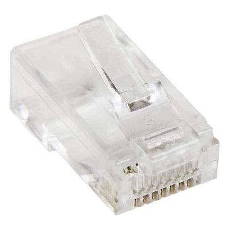 Startech.com Packung mit 50 Stück rj45 cat5e modularen mehrdrähtigen verdrillten Litzensteckern, lebenslange Garantie (1/3)
