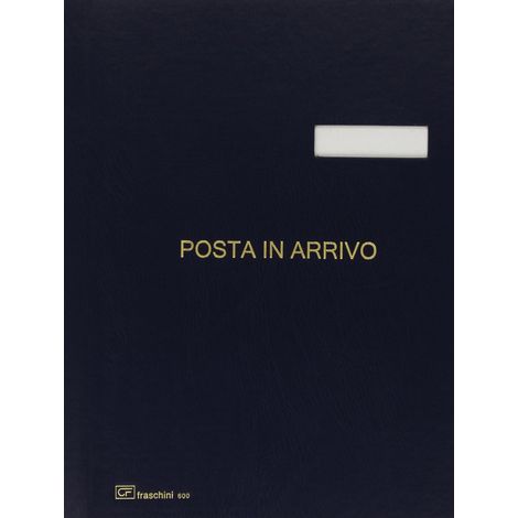Fraschini 600 Chemise pour Courrier Arrivé Porte-Documents Simili Cuir 24x34 cm Bleu (1/2)