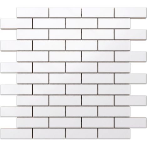 Ilcom mosaico in ceramica per bagno o cucina 33.4cm x 29.8cm - Another Brick in the Wall (1/5)