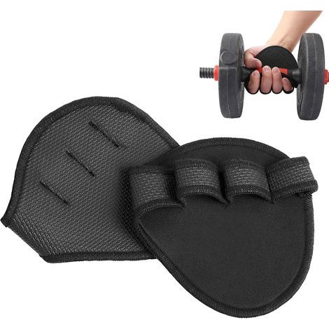 Gip Pads Musculation, 2 pièces Fitness Gip Pads, Gip Pad, Gip Pads, Fitness Gip, pou le fitness et la musculation, offant une foce de péhension maximale et potégeant la peau. (1/5)