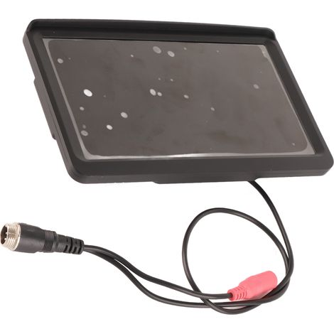 Caméra de recul pour véhicule avec écran 7 pouces, 8 LED infrarouges, étanche IP69K, angle de vision de 130°, pour voiture, camping-car, camion et SUV. (1/5)
