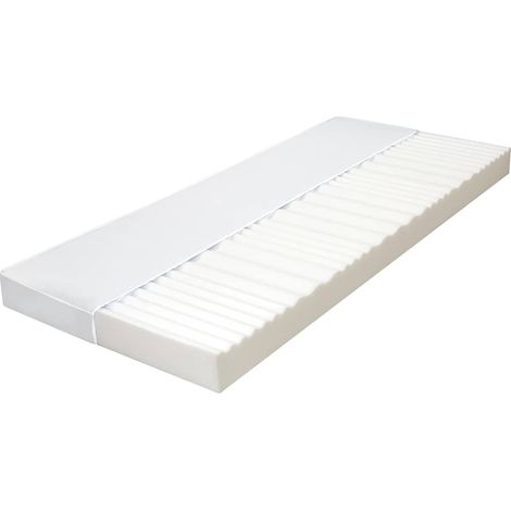 Matratze 90 x 200 cm 7 Zonen PU Schaum 10 cm H2 H3