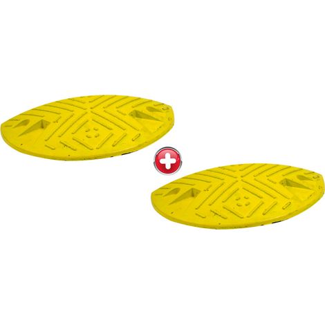 Kit de 2 modules 1/2 rond - H 60mm Jaune - 8003135 (1/5)