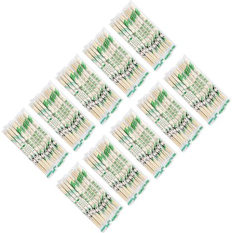 Lot de 100 baguettes jetables en bambou, emballées individuellement, rondes, pour restaurants et usage domestique, 19,5 x 0,5 cm / 7,7 x 0,2 pouces (1/5)