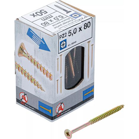 Schrauben BGS multifunctional pz2 5 mm Durchmesser 80 mm Länge