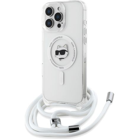 Karl Lagerfeld Choupette MagSafe Transparente iPhone 16 Pro Hülle (1/5)