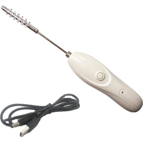Écailleur de poisson électrique sans fil, 2 lames rotatives (1/4)